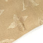 LOUIS VUITTON Monogram Large Apparel Accessory Stole Fringe Muffler Shawl Wool Unisex Beige