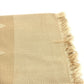 LOUIS VUITTON Monogram Large Apparel Accessory Stole Fringe Muffler Shawl Wool Unisex Beige
