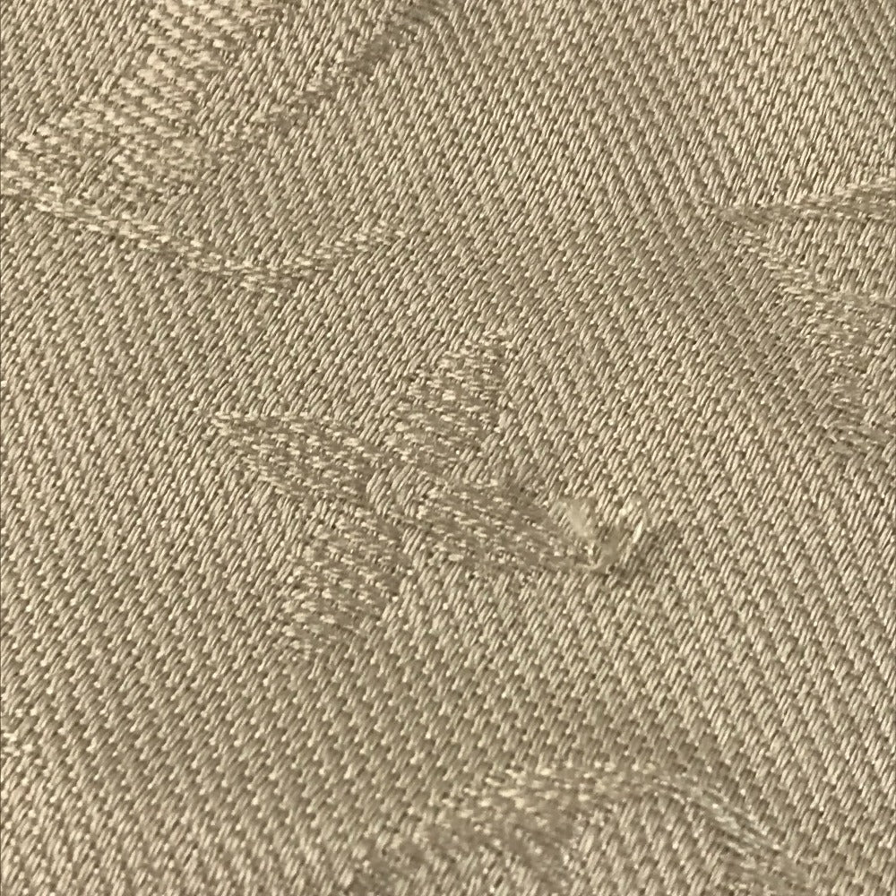 LOUIS VUITTON M71336 Monogram Shawl Monogram Large Apparel Accessory Stole Fringe Muffler Shawl Wool Unisex Beige