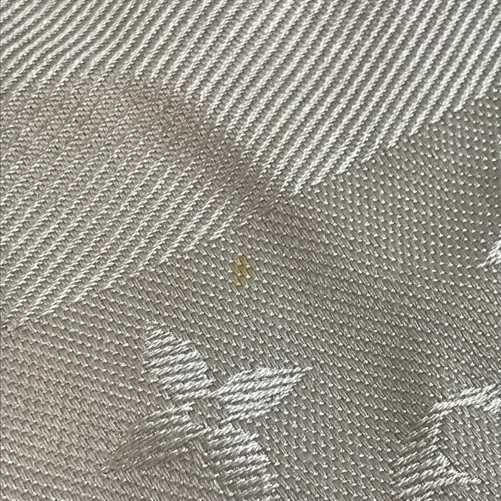 LOUIS VUITTON M71336 Monogram Shawl Monogram Large Apparel Accessory Stole Fringe Muffler Shawl Wool Unisex Beige