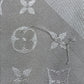 LOUIS VUITTON M71336 Monogram Shawl Monogram Large Apparel Accessory Stole Fringe Muffler Shawl Wool Unisex Beige