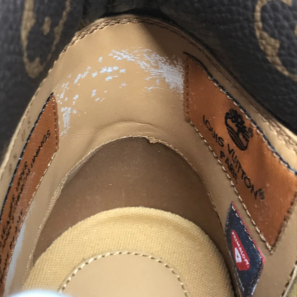 LOUIS VUITTON LV × Timberland Ankle Boots Shoes Monogram Boots Men's Beige