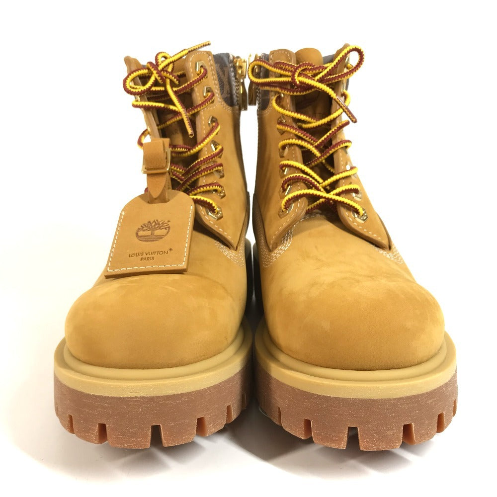 LOUIS VUITTON LV × Timberland Ankle Boots Shoes Monogram Boots Men's Beige