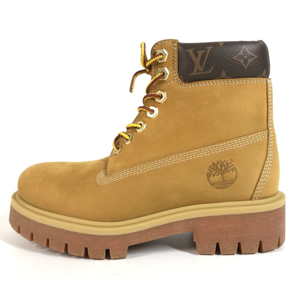LOUIS VUITTON LV × Timberland Ankle Boots Shoes Monogram Boots Men's Beige