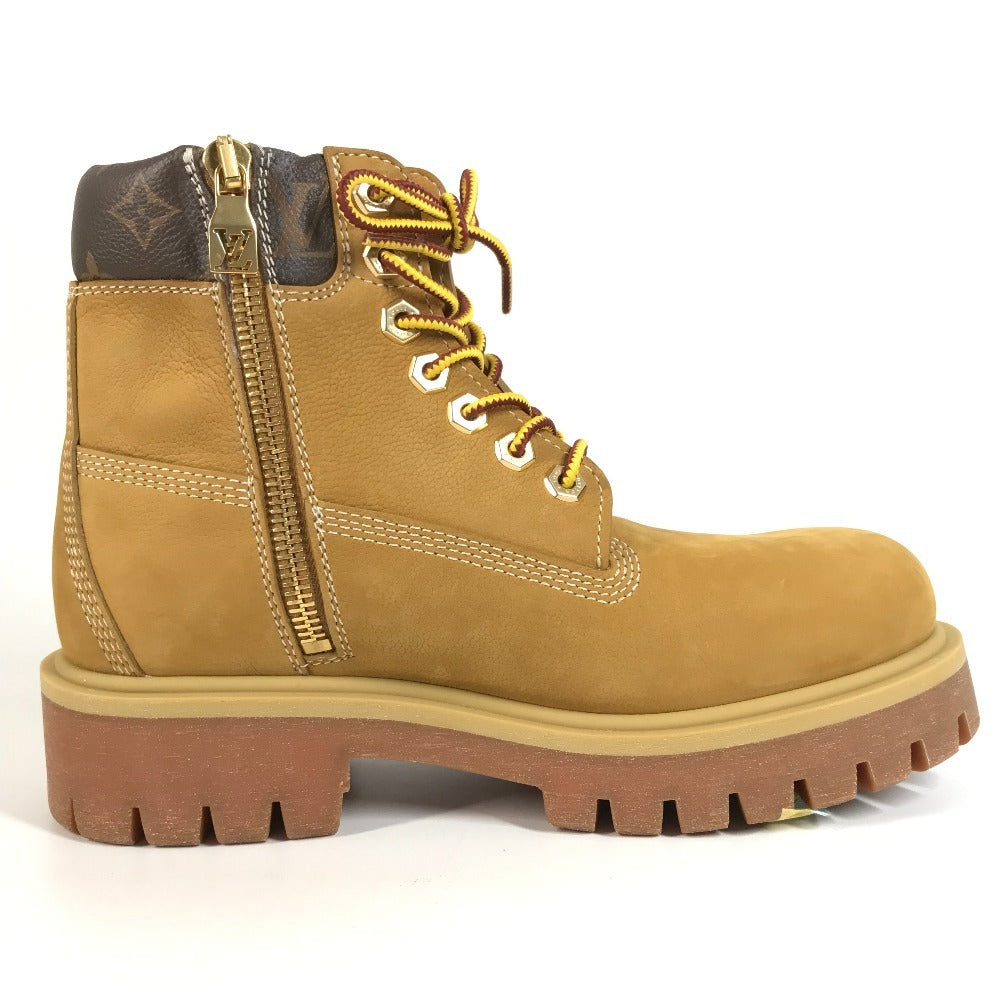 LOUIS VUITTON LV × Timberland Ankle Boots Shoes Monogram Boots Men's Beige