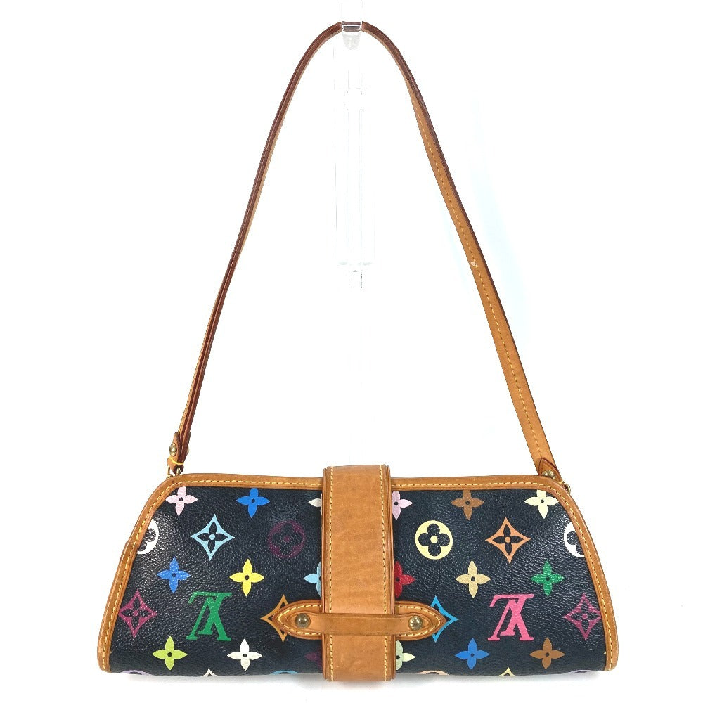 LOUIS VUITTON M40050 Monogram Multicolor Shirley 2-Way Bag Pouch Clutch Bag Shoulder Bag Monogram Multicolor Canvas Women's Noir Black