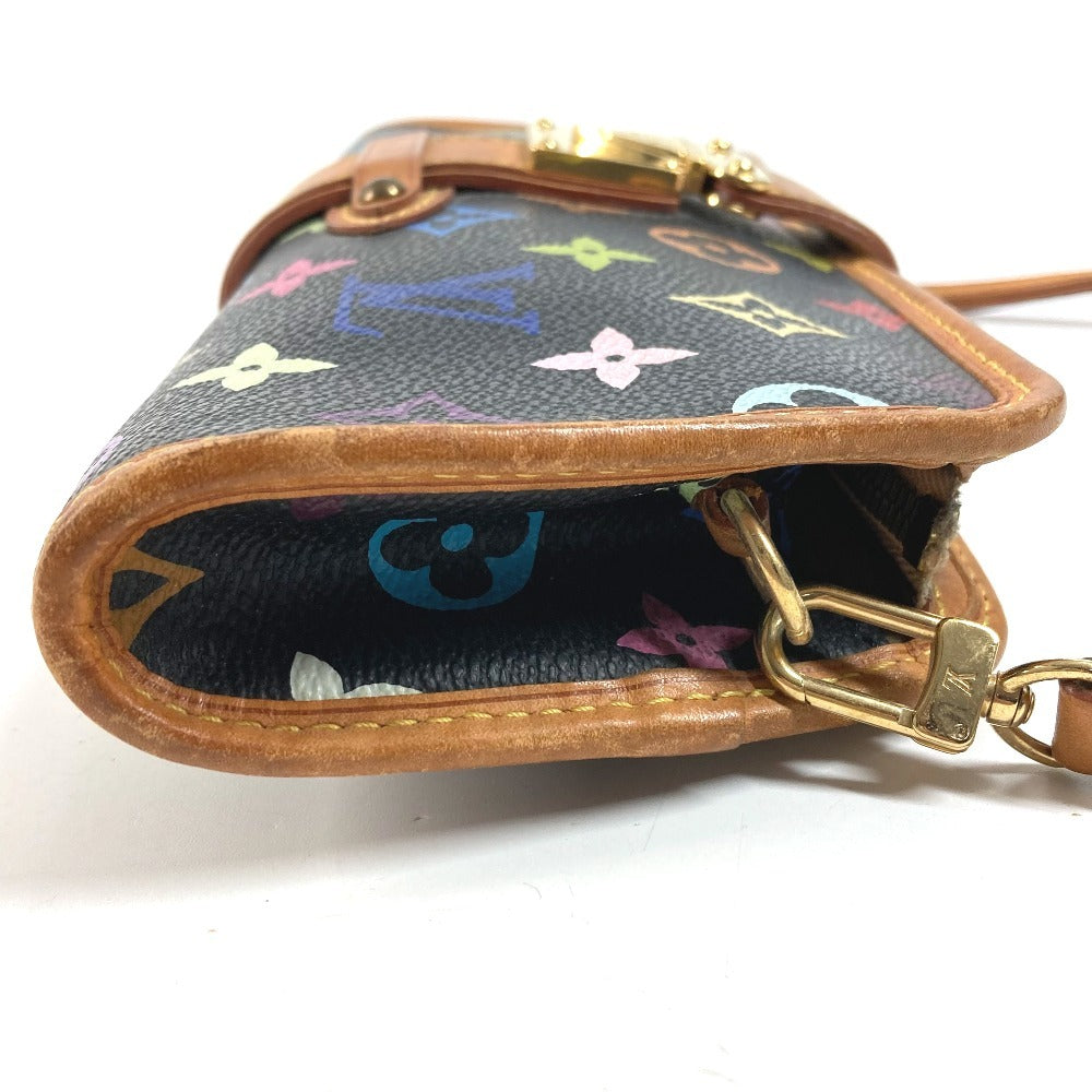 LOUIS VUITTON M40050 Monogram Multicolor Shirley 2-Way Bag Pouch Clutch Bag Shoulder Bag Monogram Multicolor Canvas Women's Noir Black