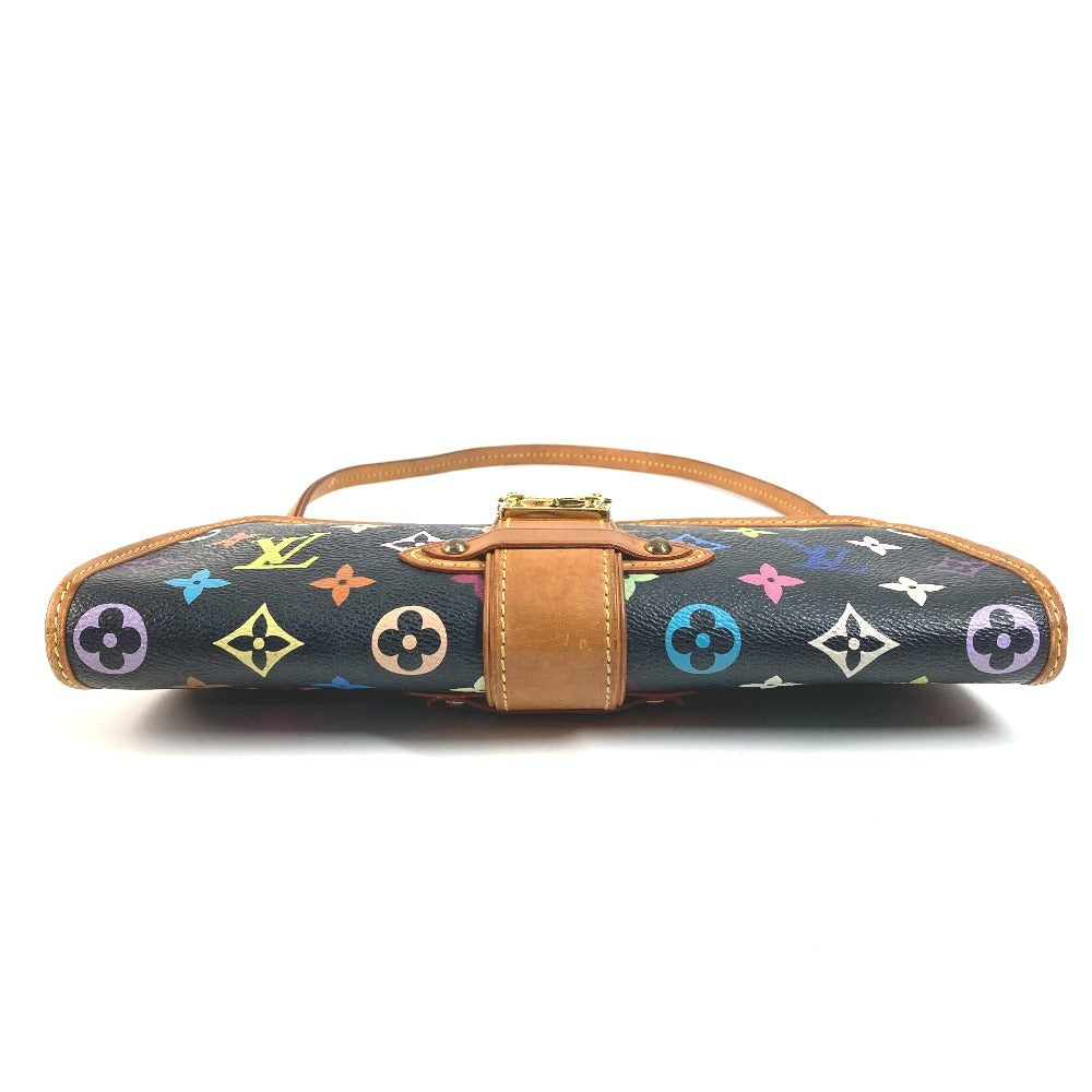 LOUIS VUITTON M40050 Monogram Multicolor Shirley 2-Way Bag Pouch Clutch Bag Shoulder Bag Monogram Multicolor Canvas Women's Noir Black