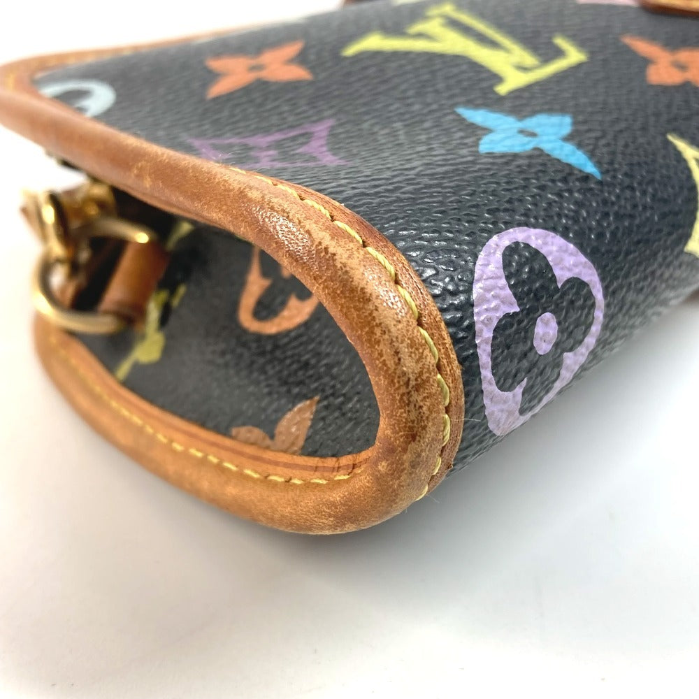 LOUIS VUITTON M40050 Monogram Multicolor Shirley 2-Way Bag Pouch Clutch Bag Shoulder Bag Monogram Multicolor Canvas Women's Noir Black