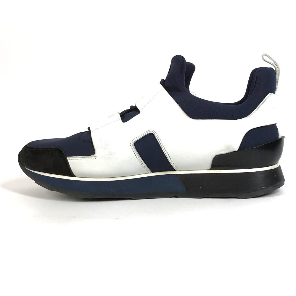 HERMES H-logo Bi-color Shoes Sneakers Polyamide Men's Navy