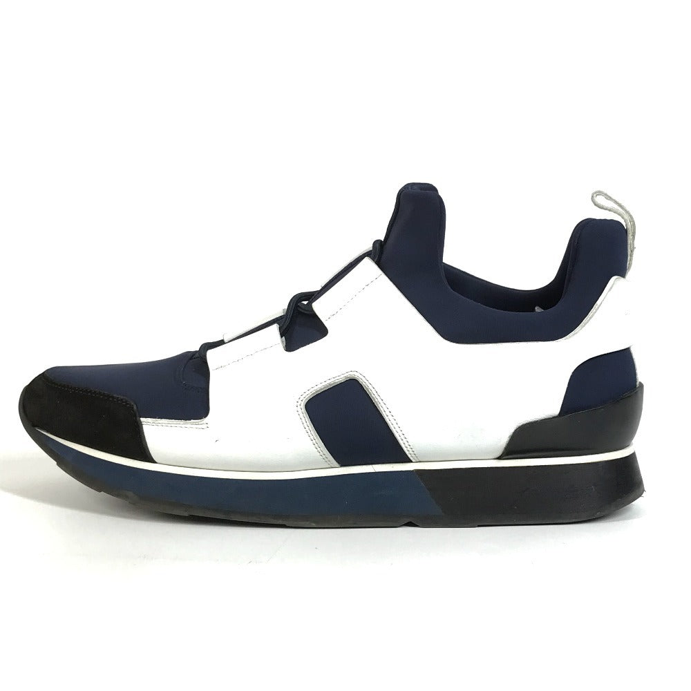 HERMES H-logo Bi-color Shoes Sneakers Polyamide Men's Navy