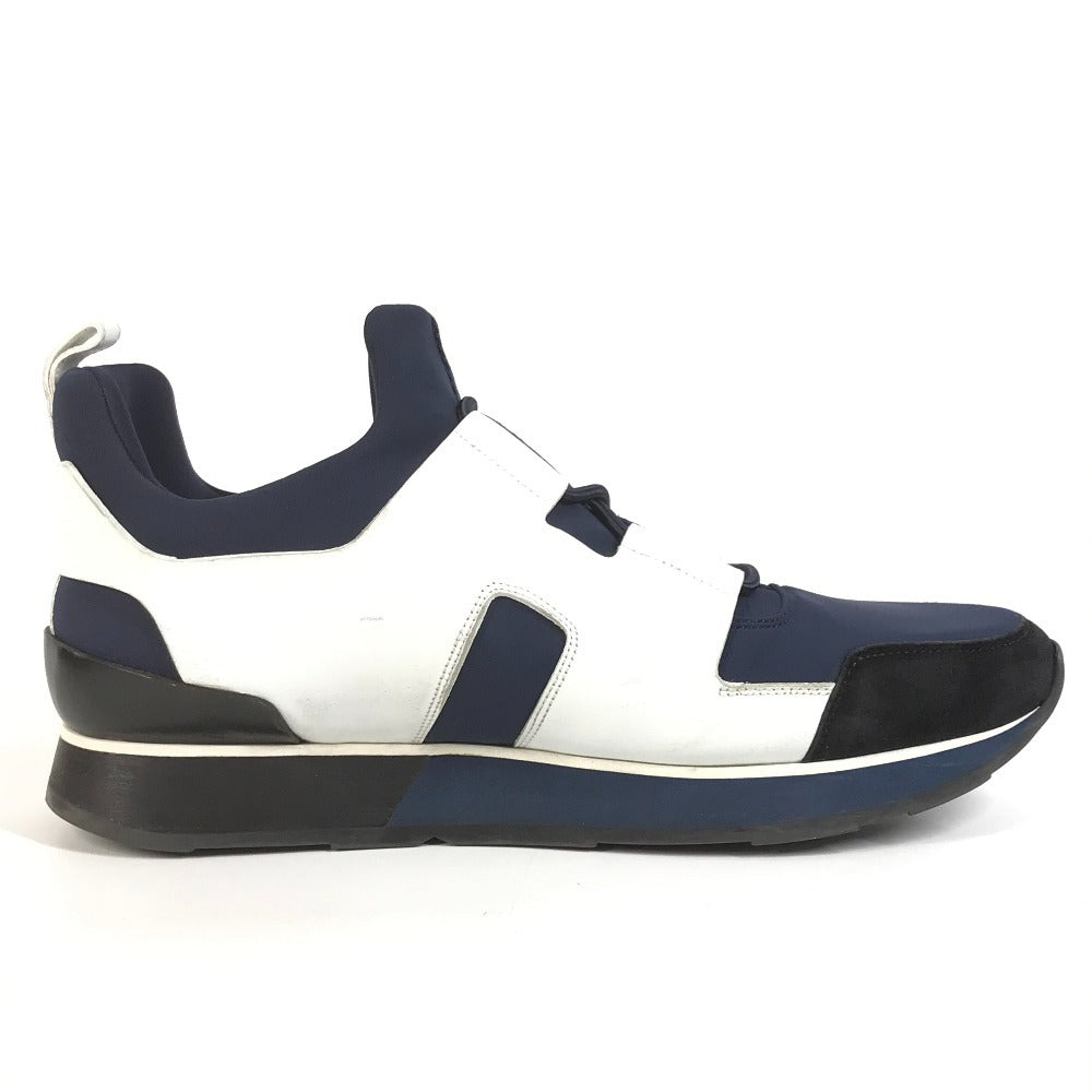 HERMES H-logo Bi-color Shoes Sneakers Polyamide Men's Navy
