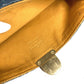 LOUIS VUITTON M95007 Monogram Denim Pochette Plat Pouch Clutch Bag Monogram Denim Unisex Blue
