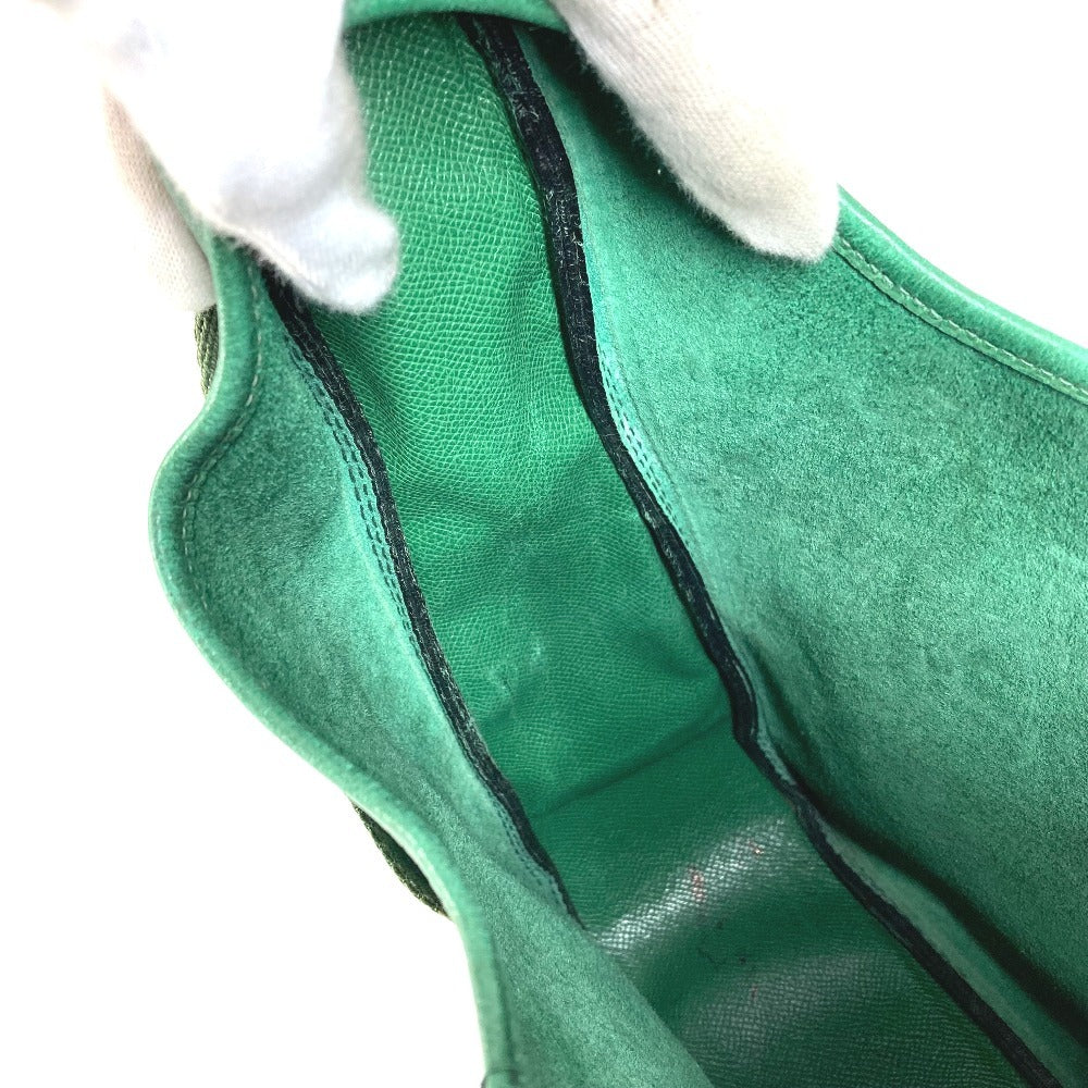 HERMES Vintage Sac Eau Bag Tote Bag Shoulder Bag Courchevel Unisex Green