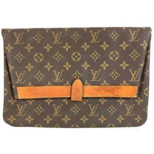 LOUIS VUITTON M51805 Monogram Vintage Pochette Pliant Bag Document Bag Flap Second Bag Clutch Bag Monogram Canvas Unisex Brown
