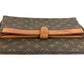 LOUIS VUITTON M51805 Monogram Vintage Pochette Pliant Bag Document Bag Flap Second Bag Clutch Bag Monogram Canvas Unisex Brown