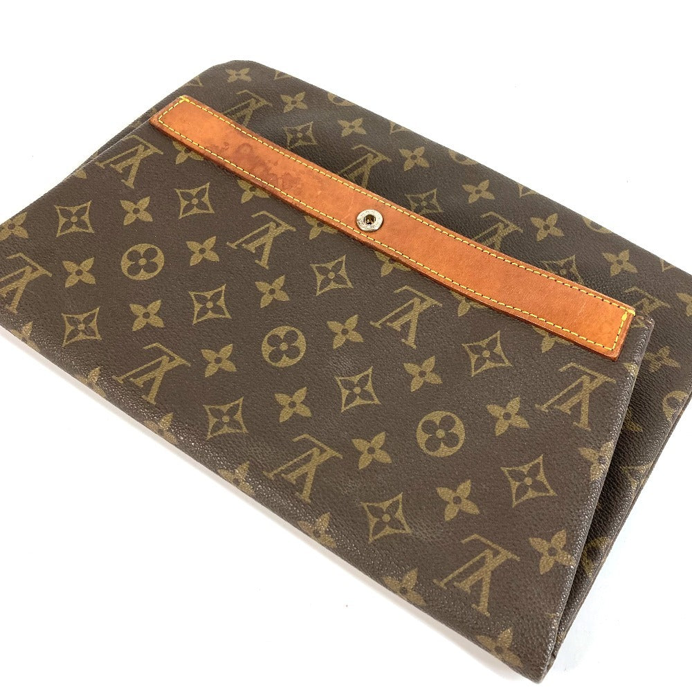 LOUIS VUITTON M51805 Monogram Vintage Pochette Pliant Bag Document Bag Flap Second Bag Clutch Bag Monogram Canvas Unisex Brown