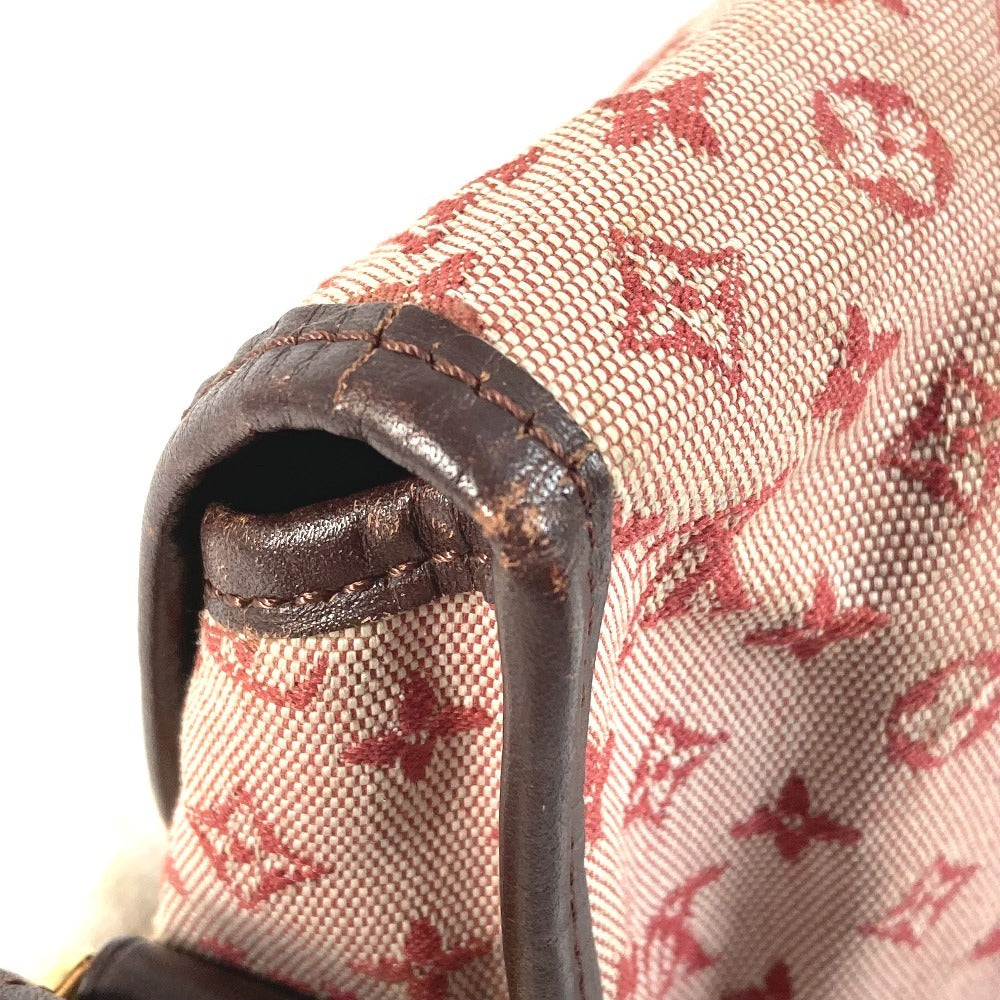 LOUIS VUITTON M92171 Monogram Mini Bérangère Flap Bag, Crossbody Pochette, Shoulder Bag, Monogram Mini Canvas, Women's, Cherry Red