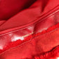 CHANEL Vintage Logo Fur Bag Shoulder Tote Bag Shoulder Bag Fur Women's Red