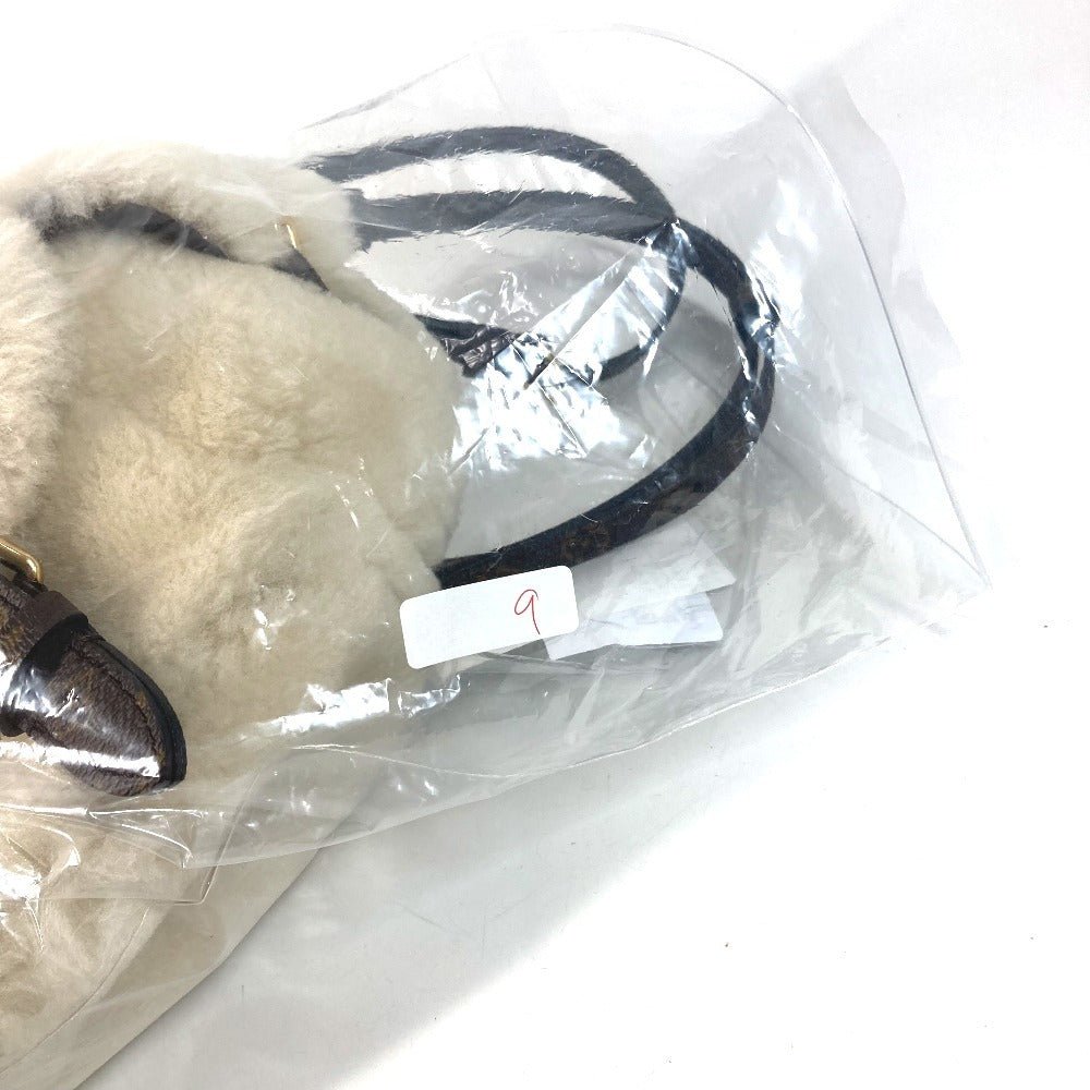 LOUIS VUITTON M11919 LV SKI Nano Teddy Backpack Backpack Bag 3-Way Bag Shoulder Bag Handbag Backpack Shearling Unisex Crème Beige