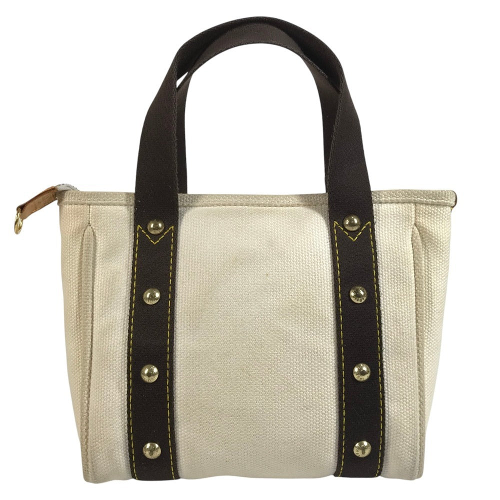 LOUIS VUITTON M40039 Antigua Cabas PM Cabas PM Tote Bag Handbag Canvas Unisex White