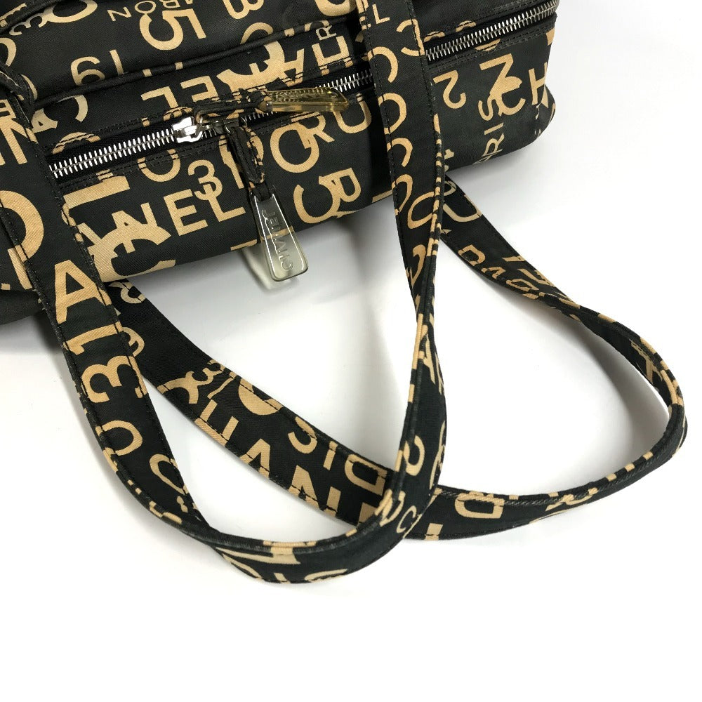 CHANEL バイシーライン CC ココマーク ロゴ カバン バッグ 肩掛け トートバッグ ショルダーバッグ キャンバス ユニセックス ブラック