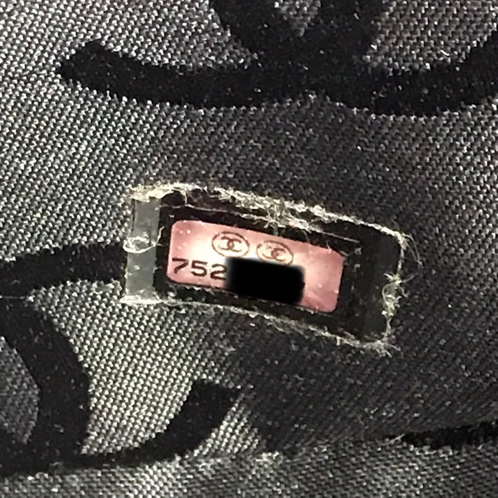 CHANEL バイシーライン CC ココマーク ロゴ カバン バッグ 肩掛け トートバッグ ショルダーバッグ キャンバス ユニセックス ブラック