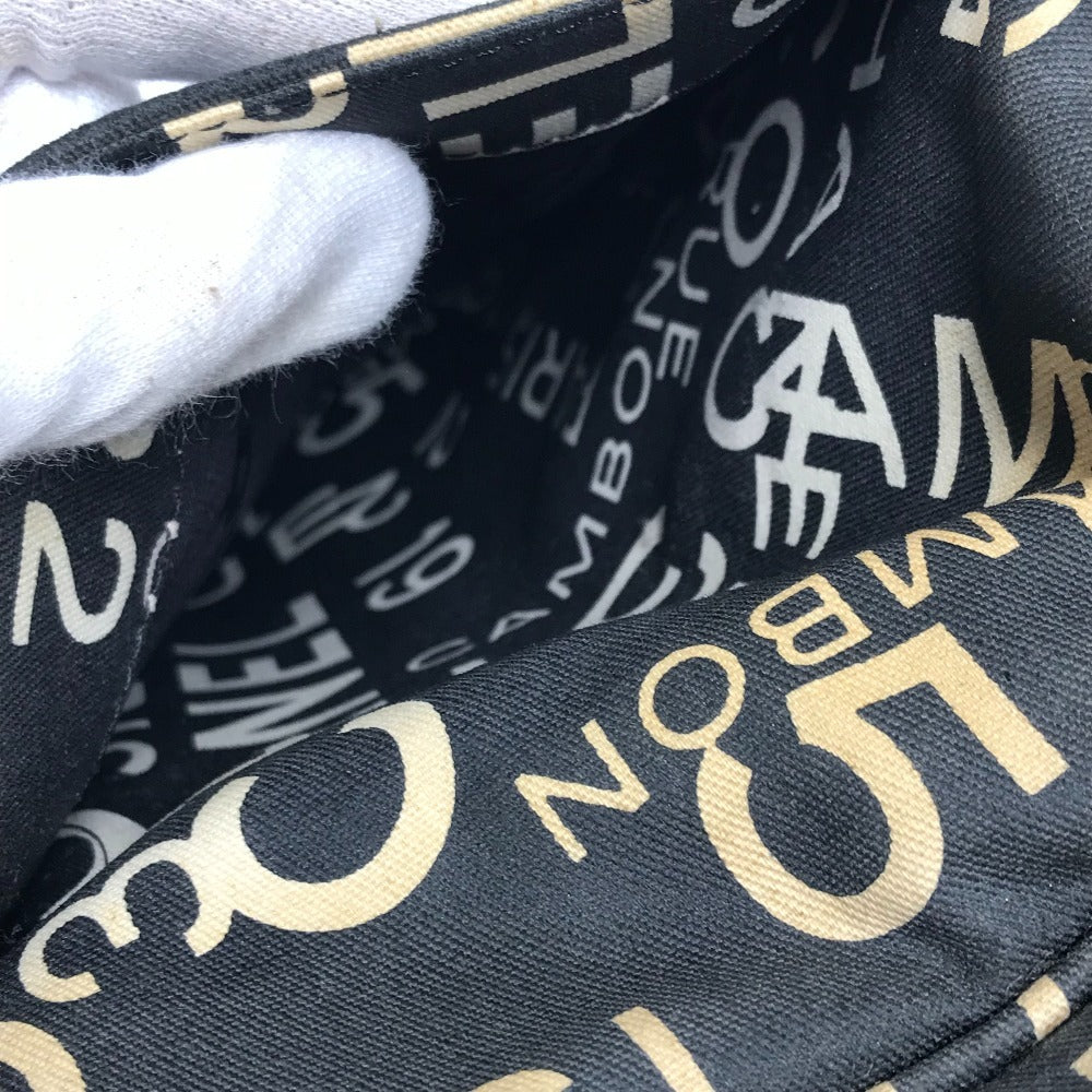CHANEL バイシーライン CC ココマーク ロゴ カバン バッグ 肩掛け トートバッグ ショルダーバッグ キャンバス ユニセックス ブラック