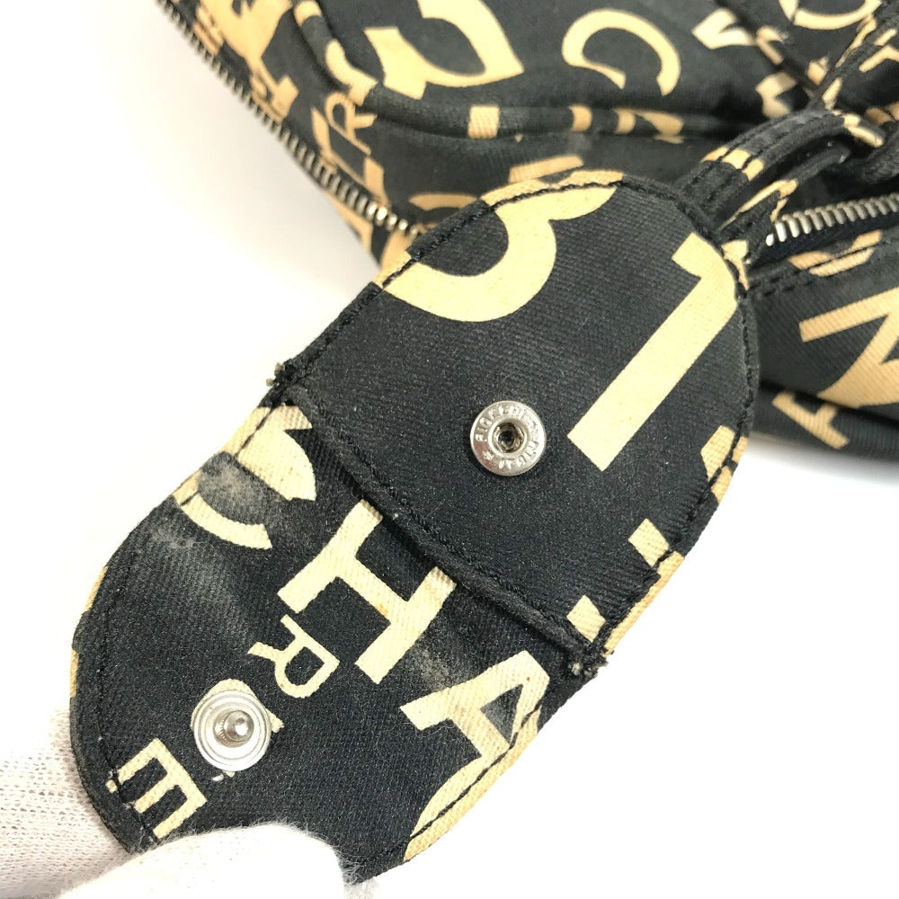 CHANEL バイシーライン CC ココマーク ロゴ カバン バッグ 肩掛け トートバッグ ショルダーバッグ キャンバス ユニセックス ブラック