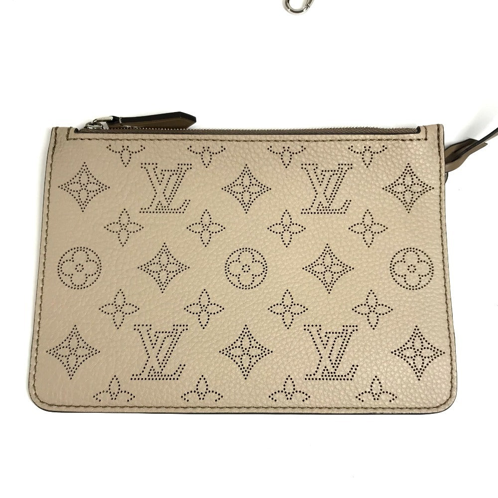 LOUIS VUITTON M54403 Monogram Mahina Girolata Bag Tote Bag Handbag Monogram Mahina Leather Women's Galet Beige
