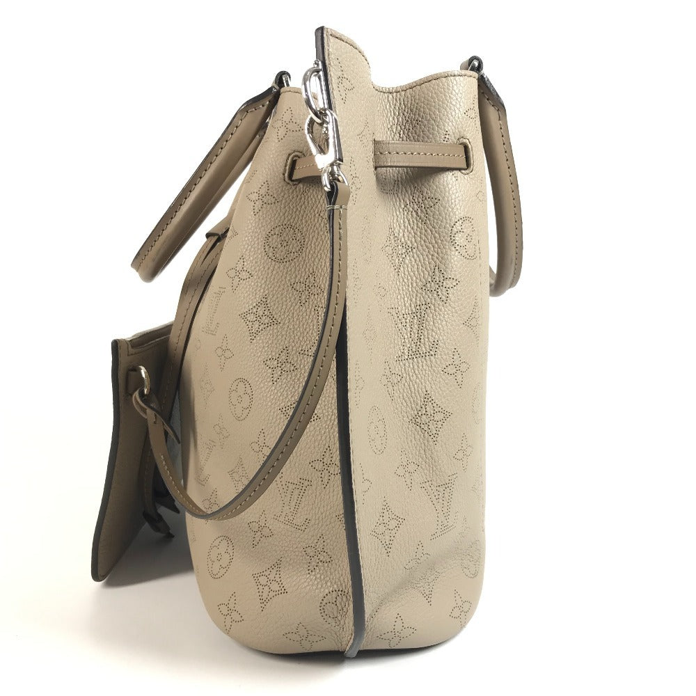 LOUIS VUITTON M54403 Monogram Mahina Girolata Bag Tote Bag Handbag Monogram Mahina Leather Women's Galet Beige
