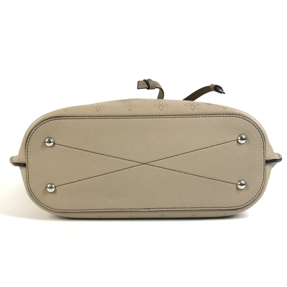 LOUIS VUITTON M54403 Monogram Mahina Girolata Bag Tote Bag Handbag Monogram Mahina Leather Women's Galet Beige