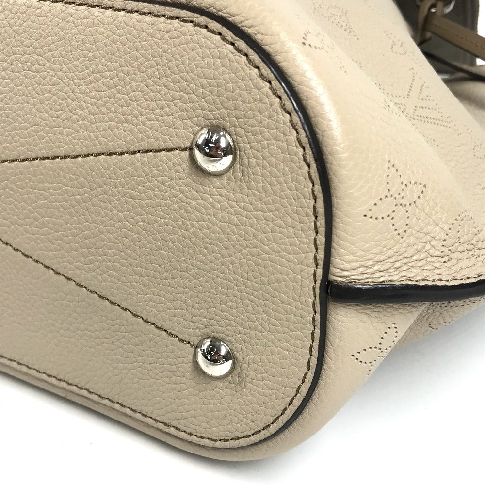 LOUIS VUITTON M54403 Monogram Mahina Girolata Bag Tote Bag Handbag Monogram Mahina Leather Women's Galet Beige