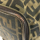 FENDI ヴィンテージ ズッカ ロゴ 折り畳み エコバッグ カバン バッグ 肩掛け トートバッグ ハンドバッグ ショルダーバッグ キャンバス ユニセックス ブラウン