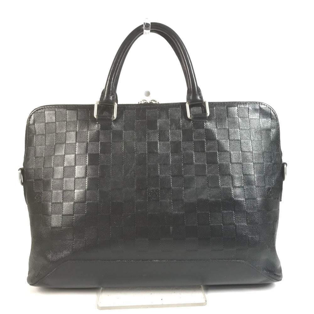 LOUIS VUITTON N41019 Damier Infini Avenue Briefcase Bag Handbag Shoulder Bag 2-Way Bag Business Bag Damier Infini Leather Unisex Noir Black