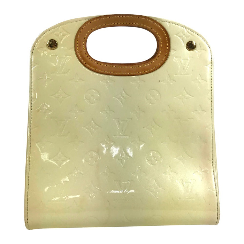 LOUIS VUITTON M91378 Monogram Vernis Maple Drive Bag Handbag Monogram Vernis Women's Perle White
