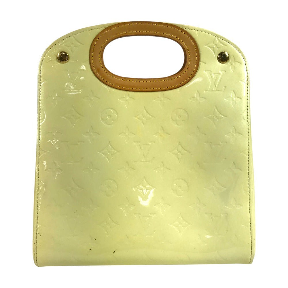 LOUIS VUITTON M91378 Monogram Vernis Maple Drive Bag Handbag Monogram Vernis Women's Perle White