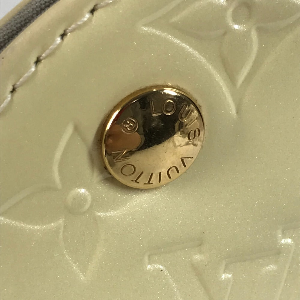 LOUIS VUITTON M91378 Monogram Vernis Maple Drive Bag Handbag Monogram Vernis Women's Perle White