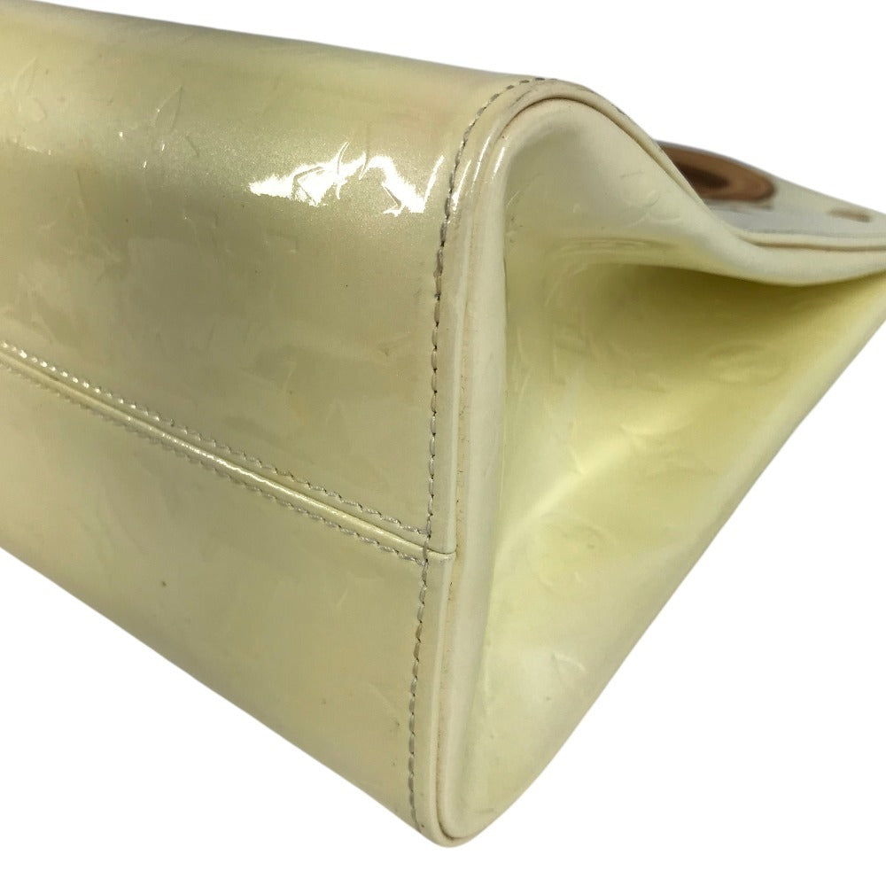 LOUIS VUITTON M91378 Monogram Vernis Maple Drive Bag Handbag Monogram Vernis Women's Perle White