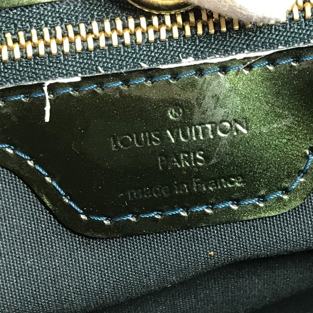 LOUIS VUITTON M93684 Monogram Vernis Wilshire PM Wilshire PM Bag Tote Bag Handbag Monogram Vernis Women's Bleu Nuit Blue