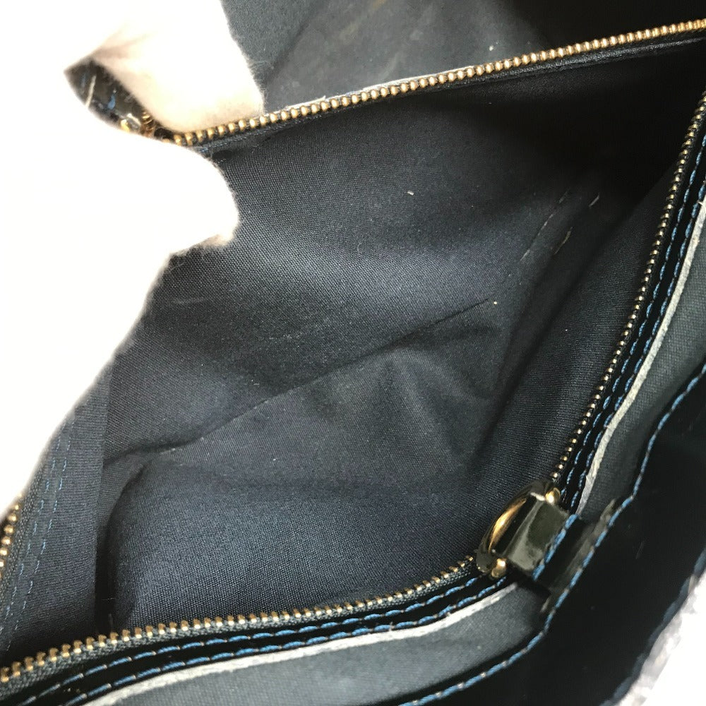 LOUIS VUITTON M93684 Monogram Vernis Wilshire PM Wilshire PM Bag Tote Bag Handbag Monogram Vernis Women's Bleu Nuit Blue