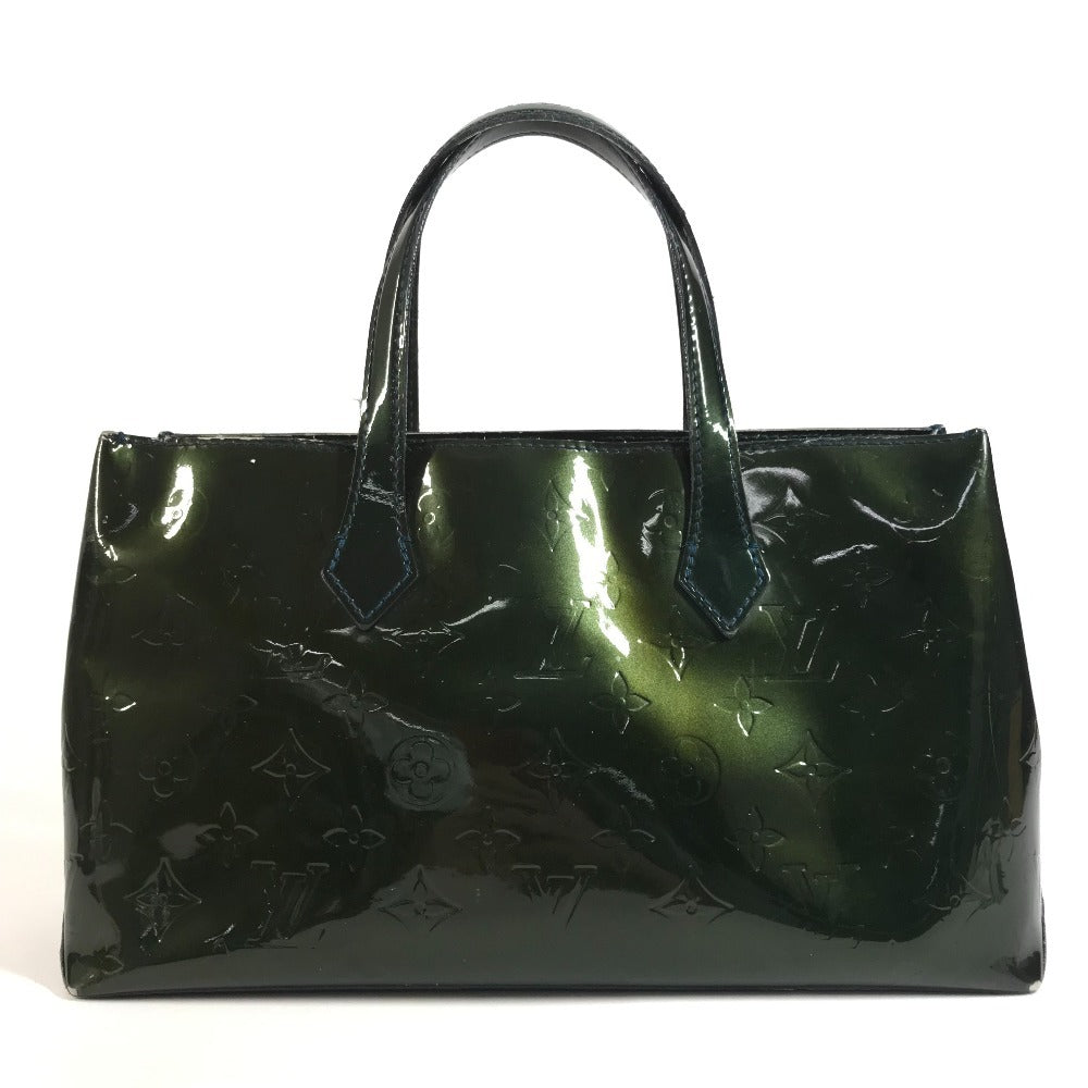 LOUIS VUITTON M93684 Monogram Vernis Wilshire PM Wilshire PM Bag Tote Bag Handbag Monogram Vernis Women's Bleu Nuit Blue