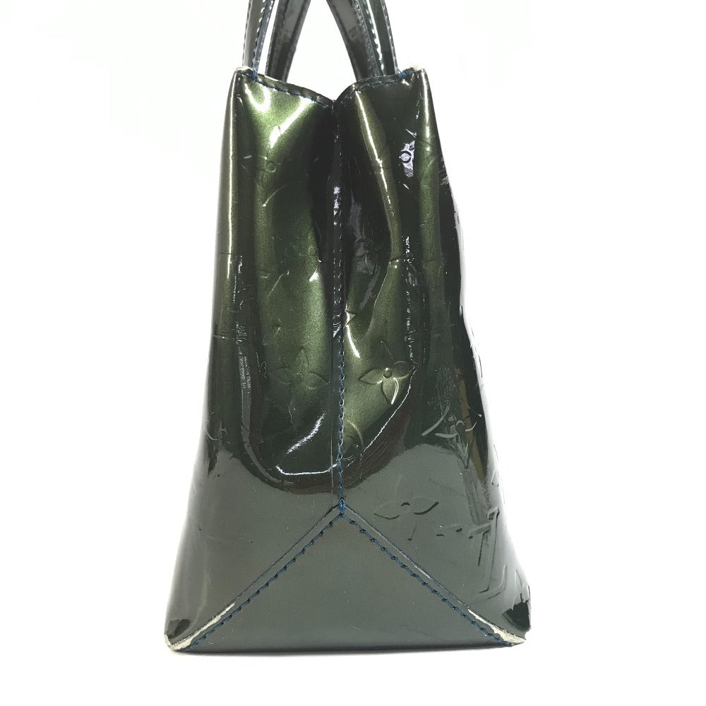 LOUIS VUITTON M93684 Monogram Vernis Wilshire PM Wilshire PM Bag Tote Bag Handbag Monogram Vernis Women's Bleu Nuit Blue