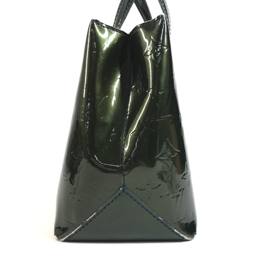 LOUIS VUITTON M93684 Monogram Vernis Wilshire PM Wilshire PM Bag Tote Bag Handbag Monogram Vernis Women's Bleu Nuit Blue