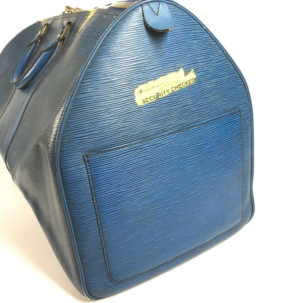 LOUIS VUITTON M42945 Epi Keepall 60 Keepall 60 Travel Bag Boston Bag Bag Boston Bag Epi Leather Unisex Toledo Blue Blue