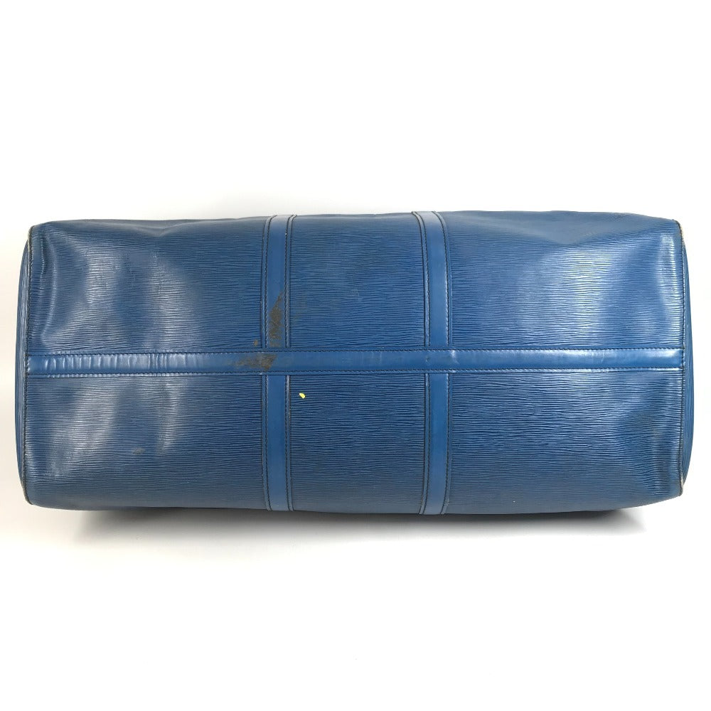 LOUIS VUITTON M42945 Epi Keepall 60 Keepall 60 Travel Bag Boston Bag Bag Boston Bag Epi Leather Unisex Toledo Blue Blue