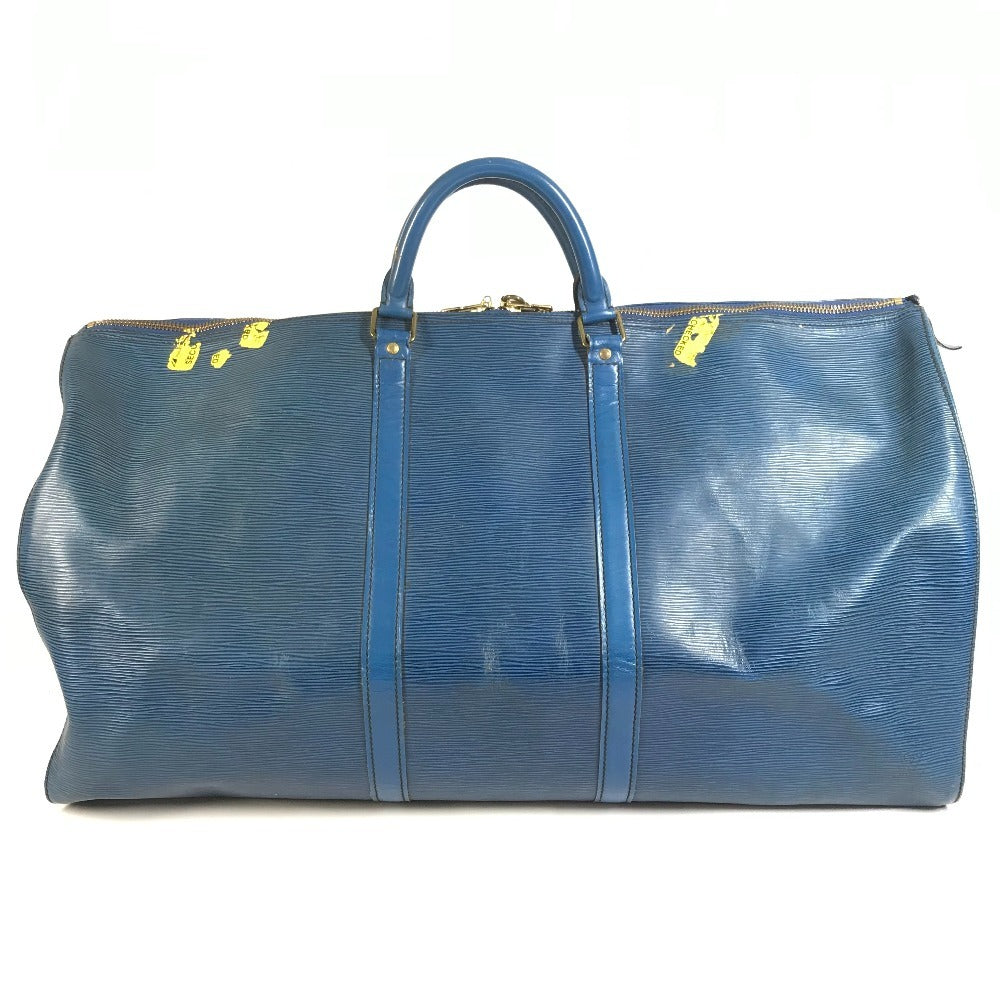 LOUIS VUITTON M42945 Epi Keepall 60 Keepall 60 Travel Bag Boston Bag Bag Boston Bag Epi Leather Unisex Toledo Blue Blue