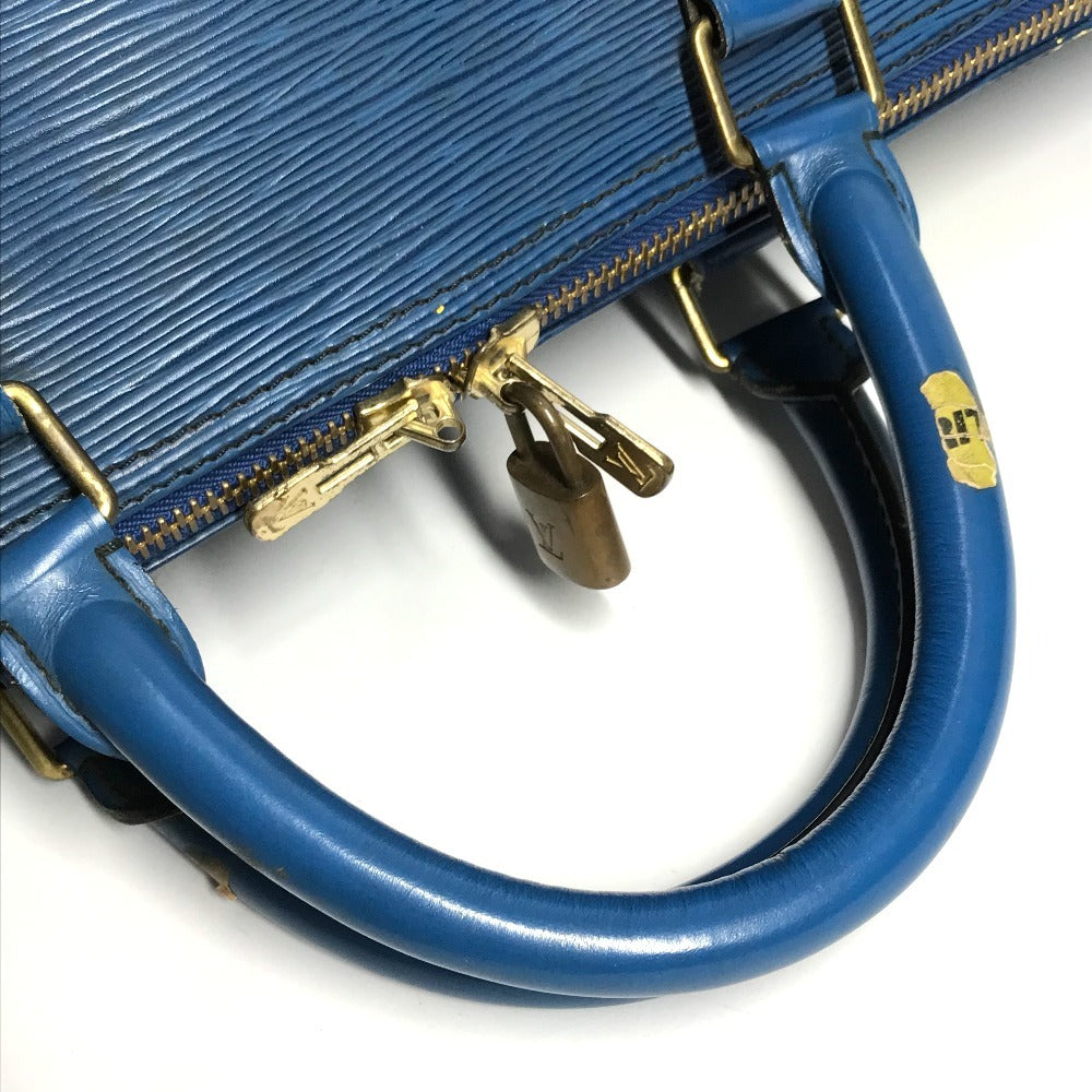 LOUIS VUITTON M42945 Epi Keepall 60 Keepall 60 Travel Bag Boston Bag Bag Boston Bag Epi Leather Unisex Toledo Blue Blue