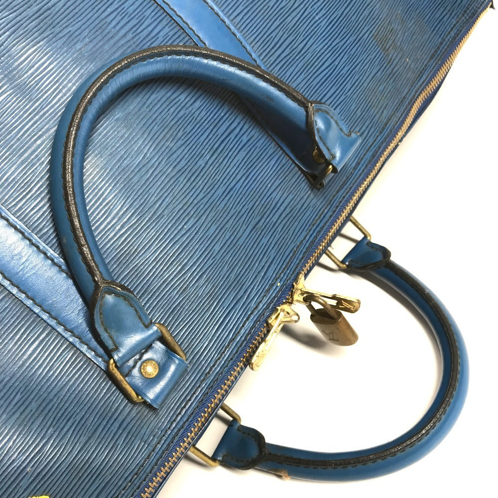 LOUIS VUITTON M42945 Epi Keepall 60 Keepall 60 Travel Bag Boston Bag Bag Boston Bag Epi Leather Unisex Toledo Blue Blue