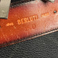 Berluti Escapade Logo Pouch Bag Second Bag Clutch Bag Leather Unisex Black